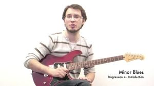 Online Guitar Lessons - Minor Blues - Progression 4